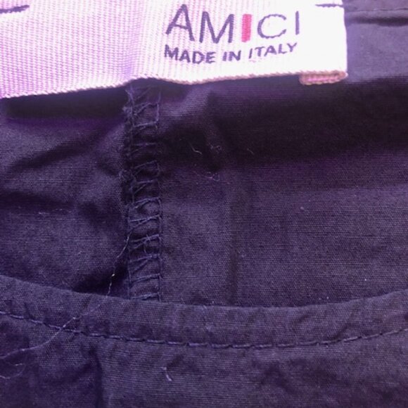 BLACK COTTON DRESS - Picture 2 of 2